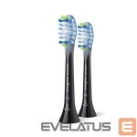 Zobu birste Philips  Replacement brush heads | HX9042/88 Sonicare Premium Plaque Defence | Heads | For adults | Number of brush heads included 2 | Black 