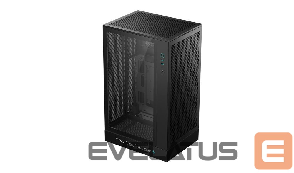 Datoru korpusi Deepcool CH270 DIGITAL | Black | Mini-Tower | Power supply included No | ATX PS2