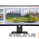 Monitors Lenovo  ThinkVision | T34WD-40 | 34 " | VA | 21:9 | 120 Hz | 4 ms | 3440 x 1440 pixels | 300 cd/m² | HDMI ports quantity 1 | Eclipse black | Warranty 36 month(s) 