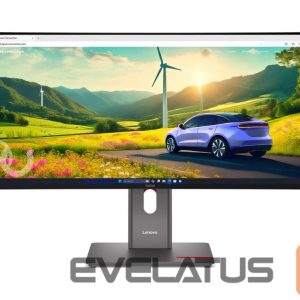 Monitors Lenovo  ThinkVision | P34WD-40 | 34 " | IPS | 21:9 | 120 Hz | 4 ms | 3440x1440 pixels | 350 cd/m² | HDMI ports quantity 1 | Eclipse black | Warranty 36 month(s) 