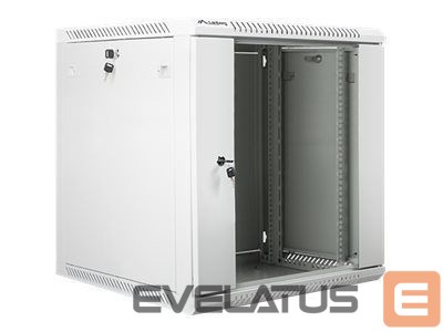 Citas preces Lanberg | Rack cabinet 19" wall-mount 12U/600x600 (flat pack) V2 | WF01-6612-10S | Grey
