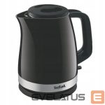 Tējkanna TEFAL  Kettle | KO150F30 Delfini Vision | Electric | 2400 W | 1.5 L | Plastic | 360° rotational base | Black/Stainless steel 