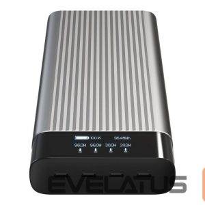 Akumulators HYPER  | Juice 245W USB-C 100Wh Battery Pack with OLED Display 