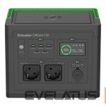Serveri Schneider Electric  APC OffGrid Portable Power Station 730, 738Wh Lithium-ion, LCD, 2 CEE 7/3 Schuko outlets, Sinewave, 3 USB-A, 2 USB-C, Wireless Charger | 