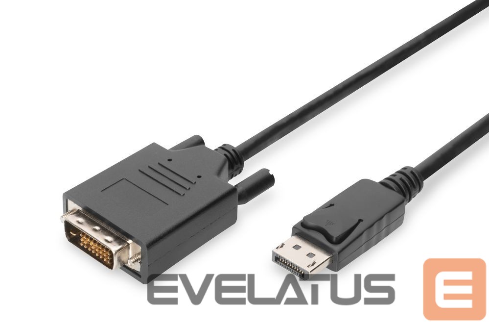Monitoru piederums Digitus Adapter Cable, DP - DVI | DisplayPort | 2 m