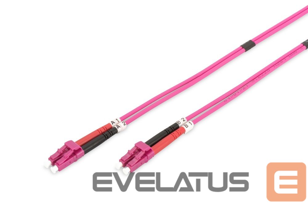 Parveidotājs Digitus Fiber Optic Multimode | DK-2533-03-4 | Patch cord | Length 3 m | Erika violet