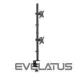 TV kronšteini Digitus  Desk Mount | DA-90438 | Adjustable Height, Rotate, Tilt, Swivel | 17-32 " | Maximum weight (capacity) 2x8 kg | Black 