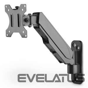 TV kronšteini Digitus  Wall mount | DA-90396 | Adjustable Height, Rotate, Tilt | 17-32 " | Maximum weight (capacity) 8 kg | Black 