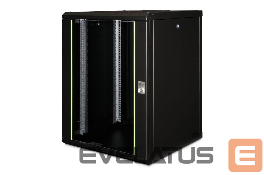 Citas preces Digitus Wall Mounting Cabinet Unique Series | DN-19 16U-6/6-SW | Black | 82 x 60 x 60 cm