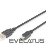 Kabelis Digitus  Connection Cable, 1.8 m | AK-300108-018-S | USB Type A to USB Mini B 
