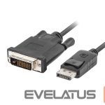 Monitoru piederums Lanberg  Cable | CA-DPDV-10CU-0018-BK | DisplayPort to DVI-D | 1.8 m 