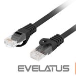 Monitoru piederums Lanberg  Patchcord Cat.6 UTP LSZH CU | PCU6-10CU-0050-BK | 0.5 m 