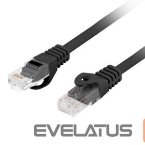 Monitoru piederums Lanberg  Patchcord Cat.6 UTP LSZH CU | PCU6-10CU-0150-BK | 1.5 m 