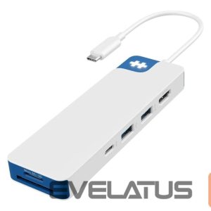Bezvadu austiņas HYPER  Drive Flex 8 Port USB-C Hub, Blue | 