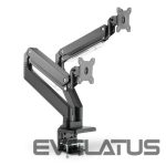 TV kronšteini Digitus  Desk Mount | DA-90427 | Adjustable Height, Rotate, Tilt, Swivel | 15-35 " | Maximum weight (capacity) 2x15 kg | Black 