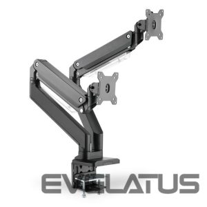 TV kronšteini Digitus  Desk Mount | DA-90427 | Adjustable Height, Rotate, Tilt, Swivel | 15-35 " | Maximum weight (capacity) 2x15 kg | Black 