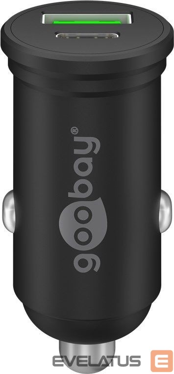 Lādētājs Goobay 61739 Dual-USB Car Fast Charger USB-C PD, 45 W
