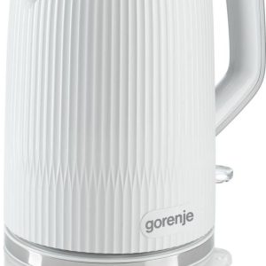 Tējkanna GORENJE  Kettle | K17DPW | Electric | 2200 W | 1.7 L | Stainless steel | 360° rotational base | White 