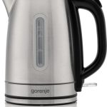 Tējkanna GORENJE  Kettle | K17DS | Electric | 2200 W | 1.7 L | Stainless steel | 360° rotational base | Stainless steel 