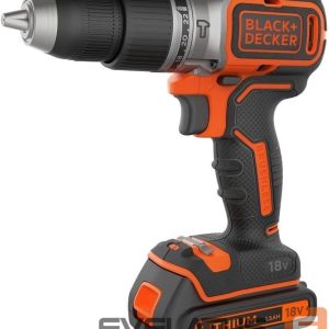 Interaktīvs risinājums Black & Decker  18V Drill Driver with 2x2.0 Ah Batteries | BCD383D2XK-QW 