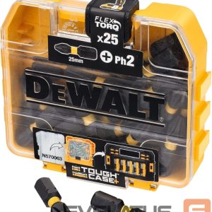 Dzesētājs DeWALT  DT70555T-QZ Extreme FLEXTORQ 25pc Set PH2 25mm in Small Bulk Storage Case 