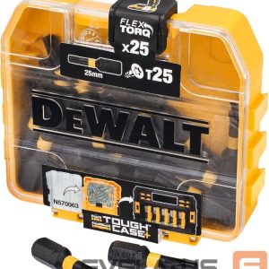 Dzesētājs DeWALT  DT70558T-QZ Extreme FLEXTORQ 25pc Set T25 25mm in Small Bulk Storage Case 