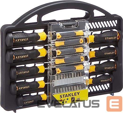 Cita mazā sadzīves tehnika Stanley STHT0-62141 SCREWDRIVER SET (34 PCS.)