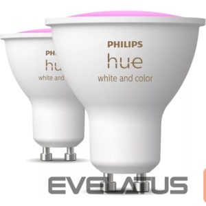 LED spuldze Philips Hue  Smart Spotlight, 2pcs pack | GU10 | 4.2 W | Warm to cool white and color 