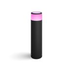Galda lampa Philips Hue  WCA Calla Outdoor Large Bollard, Black | 8 W | 2000-6500 Hue White Colour Ambiance 