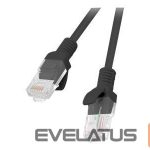 Monitoru piederums Lanberg  Patchcord CAT.6 UTP fluke passed | PCU6-10CC-0025-BK | 0.25 m 