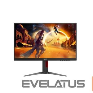 Monitors AOC  | 24G4HA | 24 " | Fast IPS | FHD | 16:9 | 200 Hz | 0.5 ms | 1920 x 1080 pixels | 300 cd/m² | HDMI ports quantity 2 | Black, Red 