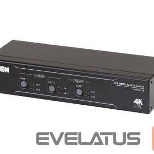Serveru  - Citi piederumi Aten  2x2 True 4K HDMI Matrix Switch with Audio De-Embedder | VM0202HB 