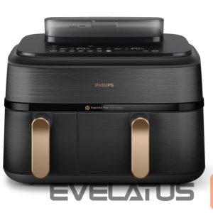 Galda grils Philips  Dual Steam Air Fryer | NA552/00 5000 Series | Power 2750 W | Capacity 9 L | RapidAir Plus | Black 
