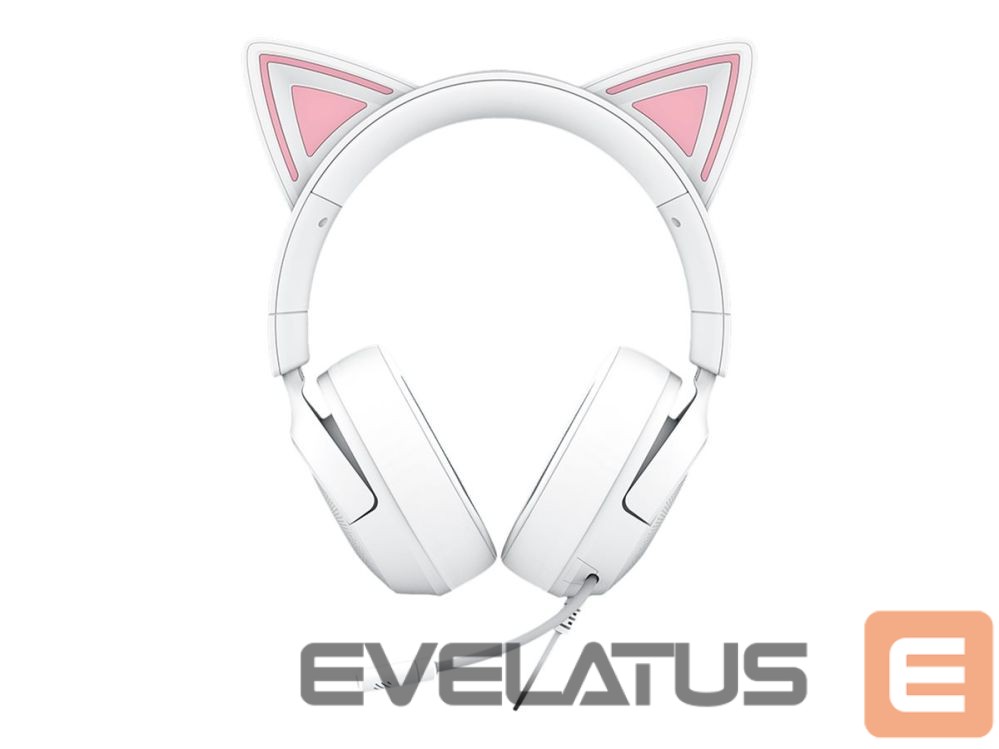 Bezvadu austiņas Razer Kraken Kitty V3 X Headset, White |