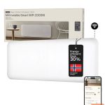 Radiators Mill  Invisible Smart WiFi Heater | PA2000WIFI4 | Panel Heater | 2000 W | Suitable for rooms up to 24-28 m² | White | IPX4 