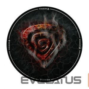 Datoru krēsli / galdi Genesis  Floor Mat | Black 