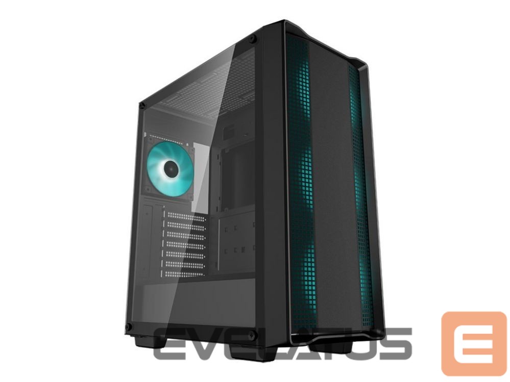 Datoru korpusi Deepcool Case CC560 V2 Black Mid-Tower Power supply included No