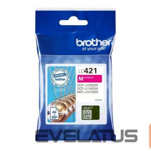 Aksesuāri un izejmateriāli Brother  LC421M Ink Cartridge Magenta | 