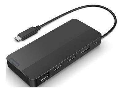 Bezvadu austiņas Lenovo USB-C Dual Display Travel Dock with Adapter |
