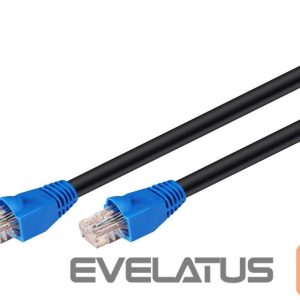 Kabelis Goobay  CAT 6 Outdoor Patch Cable, U/UTP, 60 m, Black 