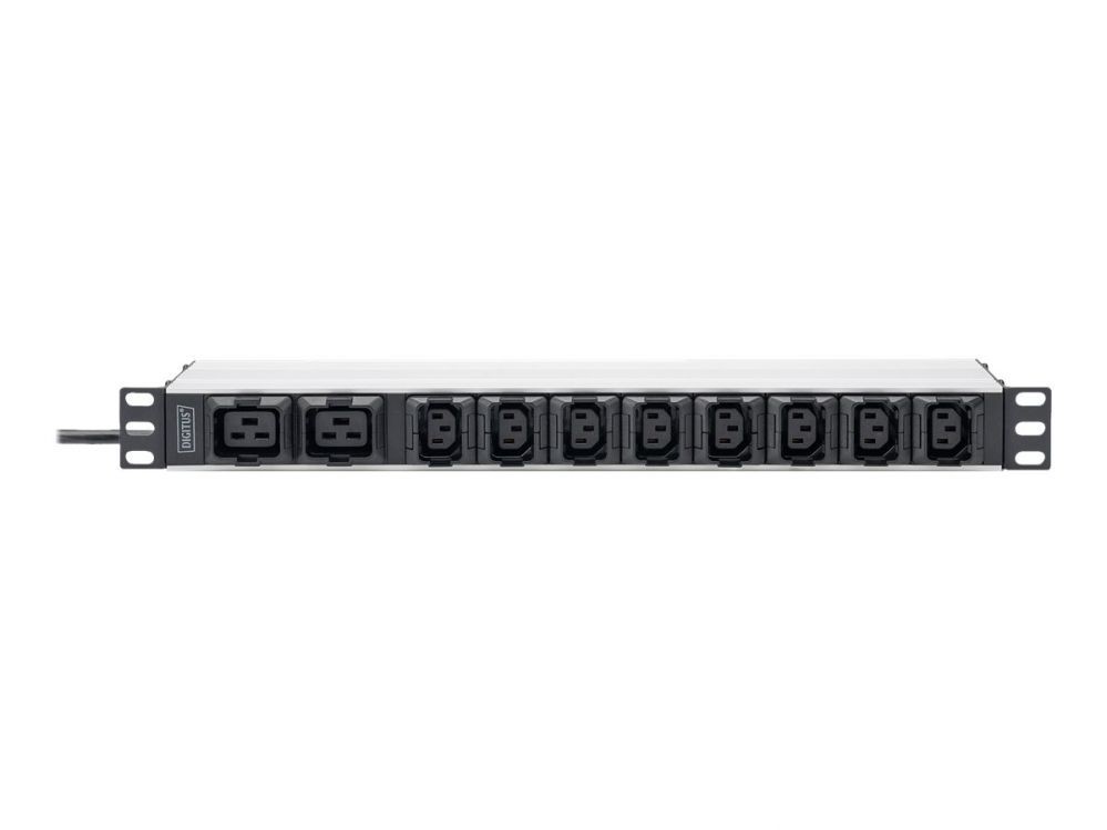 Automātslēdzis Digitus Socket Strip with Aluminum Profile, 10-way, IEC C20 plug | DN-95427 | Sockets quantity 7