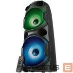 Bezvadu skaļrunis Sven  SVEN PS-750 2x40W; LED display; TWS; FM radio; AUX; USB/SD-card support;Lighting; Microphone input (karaoke); Remote Control; Built-in equalizer 