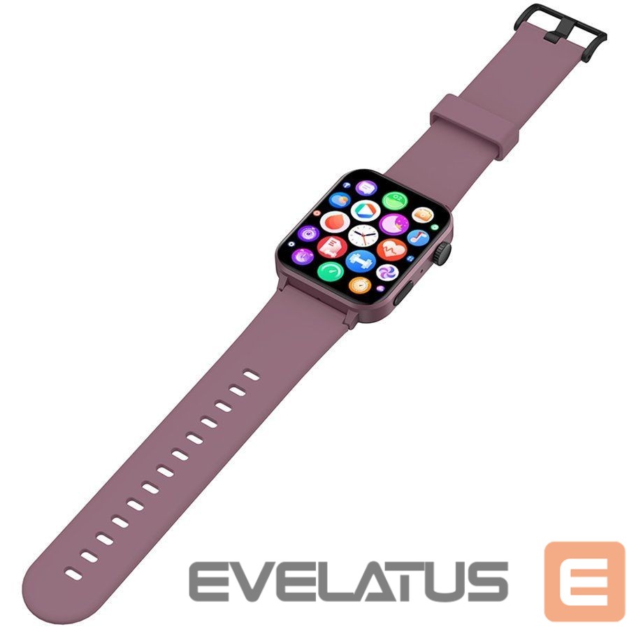 Viedpulksteni Blackview Blackview R30 Pro Fitness Smartwatch, 1.83-inch HD,220mAh Battery, 24-hour SpO2 Detection + Heart Rate Monitoring, Monitor Sleep status, Calls and SMS notification, Purple