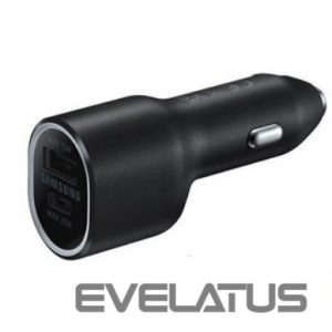 Auto lādētāji Samsung  Dual USB 40W Car Charger Black