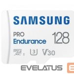 Atmiņas kartes Samsung  Pro Endurance MicroSD 128GB White