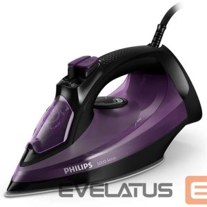 Glūdeklis Philips  Philips DST5030/80 Steam Iron, 2400 W, Water tank capacity 320 ml, Continuous steam 45 g/min, Dark Purple 