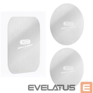 Auto turētājs iLike  Magnetic holder plates 3pcs stickers Silver