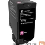 Aksesuāri un izejmateriāli LEXMARK  16K Magenta Return Program Toner Cartridge (CX725) 