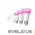 LED spuldze Philips  Hue WCA Starter Kit 9W A60 E27 3pcs, Bridge, Switch 