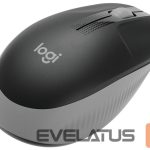 Datora pele Logitech  Full size Mouse M190 	Wireless, Mid Grey, USB 